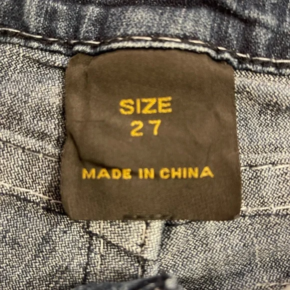 True Religion Joey Twist Super T Low Rise Bootcut Jeans Size 27 Y2K - Picture 4 of 10